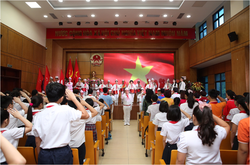 Tiểu học Thành Công A đến với Đại hội “Cháu ngoan Bác Hồ” quận Ba Đình lần thứ VII