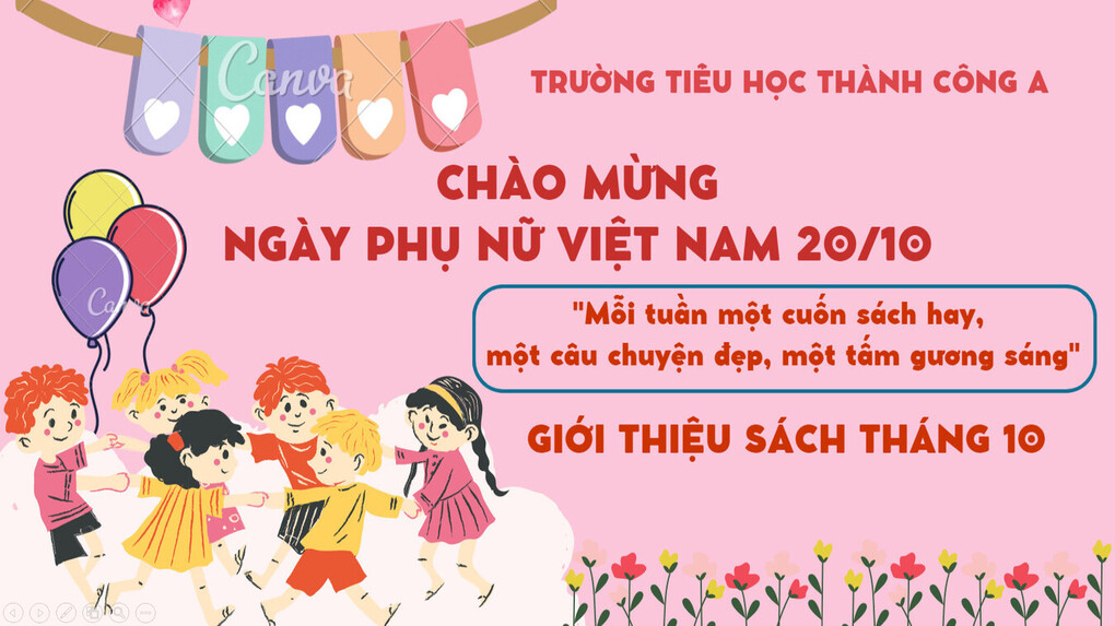 Giới thiệu sách chào mừng ngày Phụ nữ Việt Nam 20/10