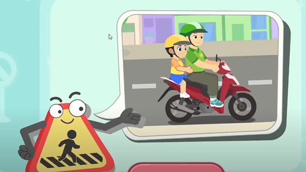 Video 4. Ngồi sau xe máy an toàn - Chuỗi video tuyên truyền giáo dục đảm bảo ATGT