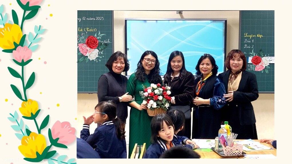 Cô giáo Nguyễn Minh Thúy cùng tiết học thú vị, giàu tính sáng tạo tại hội thi Giáo viên dạy giỏi cấp Quận.